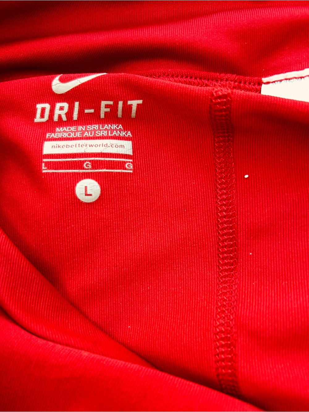Nike Red Dri-FIT Active Top - Picture 3 of 3